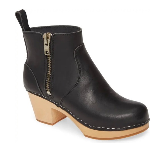COPY - Swedish Hasbeens Zip It Emy Clog Bootie size 9 NEW $440 retail - Picture 2 of 8